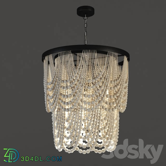 Pottery Barn Amelia chandelier Pendant light 3D Models