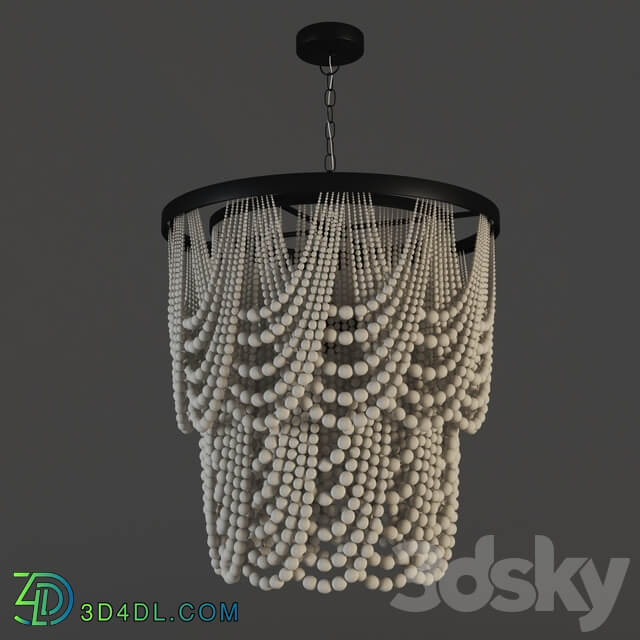 Pottery Barn Amelia chandelier Pendant light 3D Models