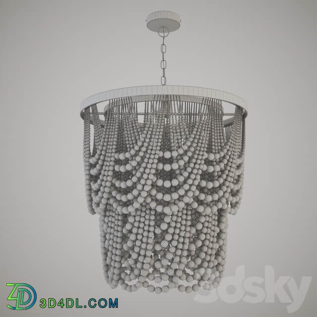 Pottery Barn Amelia chandelier Pendant light 3D Models