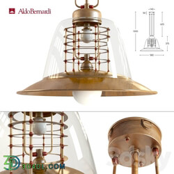 Aldo Bernardi Schiara Pendant light 3D Models 