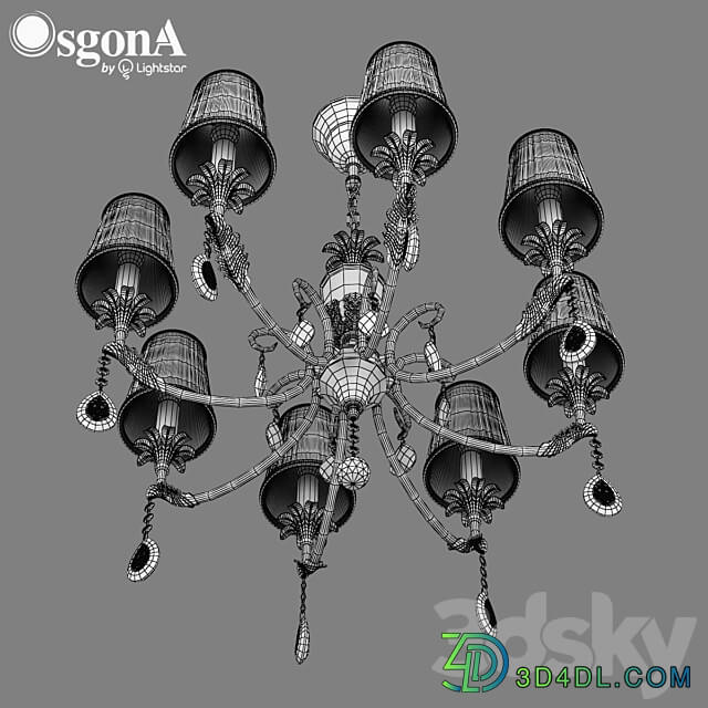 691084 Cappa Osgona Pendant light 3D Models