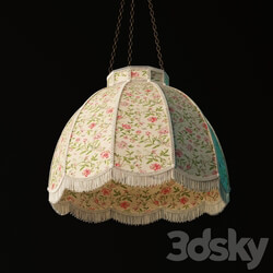 Retro hanging lamp Pendant light 3D Models 