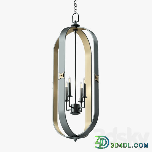 Currey and Company Huntsman Lantern Pendant light 3D Models