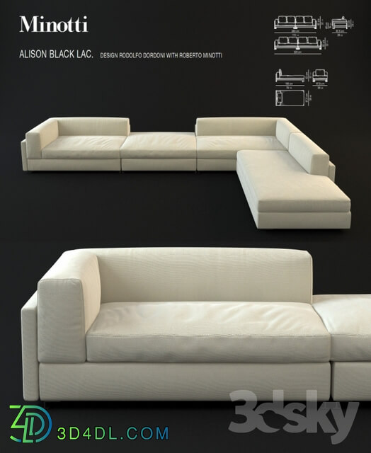 Minotti Alison L sofa Rodolfo Dordoni and Roberto Minotti 2010