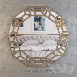 Mirror GARDA DECOR gold 