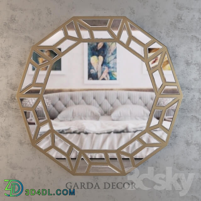 Mirror GARDA DECOR gold