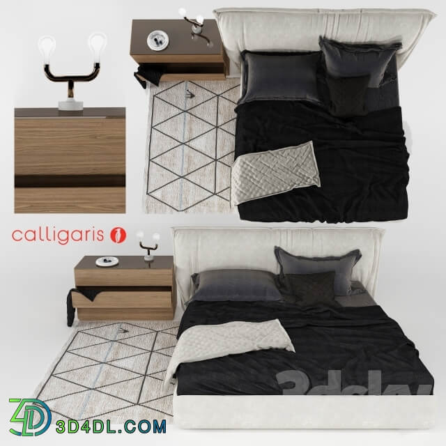 Bed Calligaris set