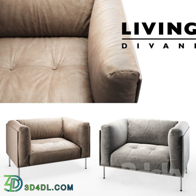 Chair Living divani rod chair