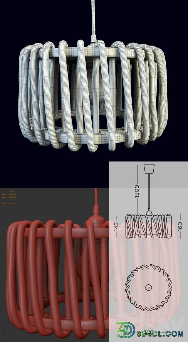 EMKO UAB MACARON Pendant light 3D Models