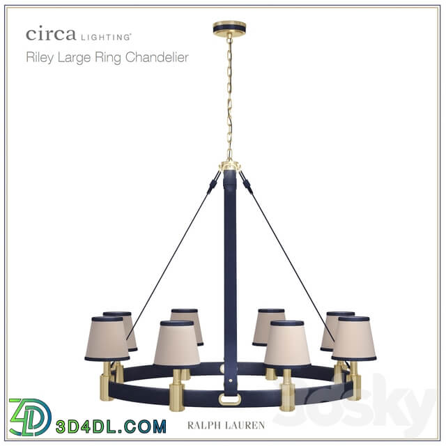 Riley Large Ring Chandelier by RALPH LAUREN Pendant light 3D Models