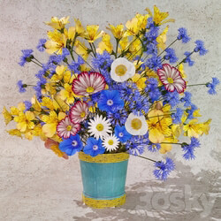 Bouquet of flowers 3D Models 