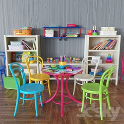 Table Chair Children s furniture with decor 