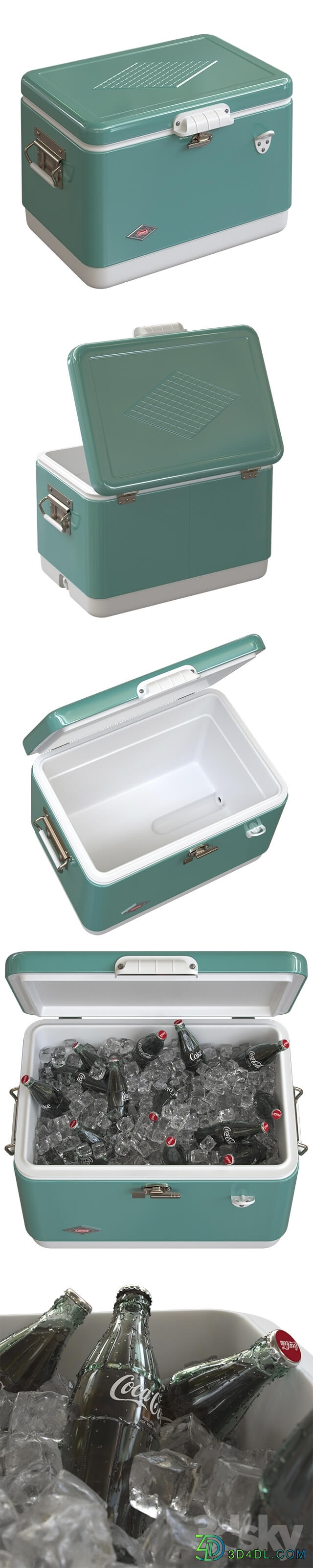 Kitchen appliance COLEMAN steel belted cooler