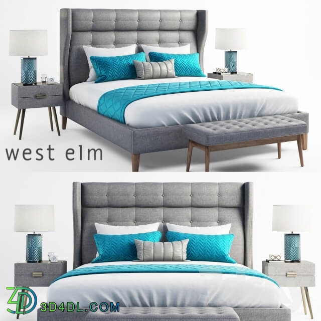 Bed West elm bed