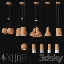 Suspended light fixtures Pendant light 3D Models 