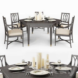 Table Chair Stanley Furniture dining table and chairs 
