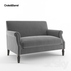 Crate Barrel Suffolk Settee 