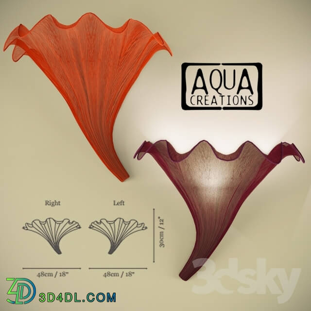 Aqua Creations Fan Wall Fixture