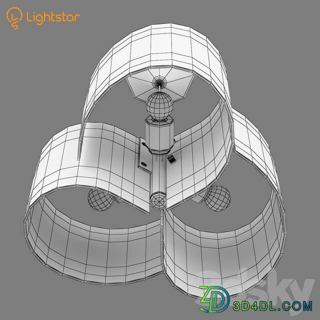 81113x Pittore Lightstar Pendant light 3D Models