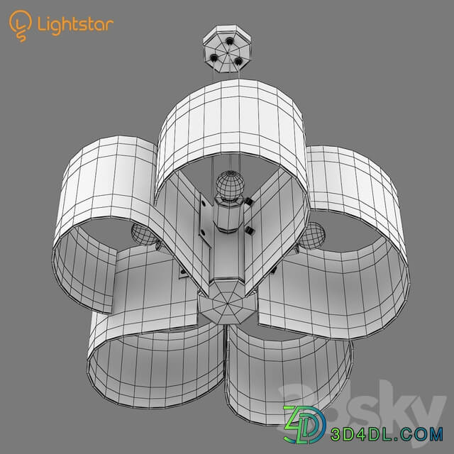 81115x Pittore Lightstar Pendant light 3D Models