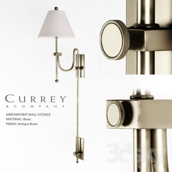 Arrowpoint Wall Sconce Currey Company 