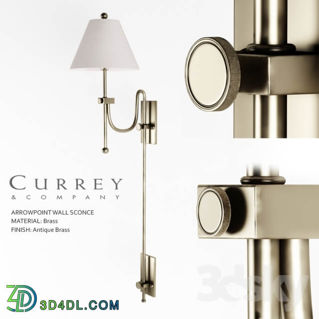 Arrowpoint Wall Sconce Currey Company