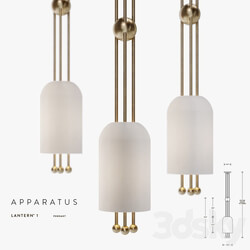 Apparatus Lantern 1 Pendant Pendant light 3D Models 