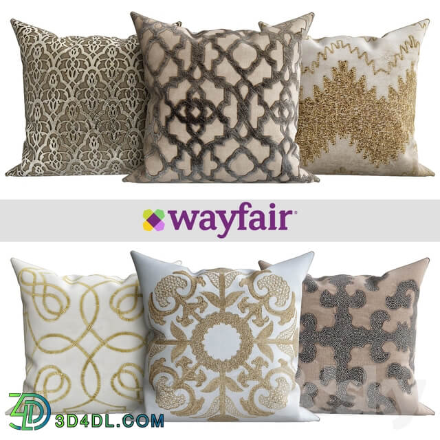 Decorative pillows from Wayfair shop