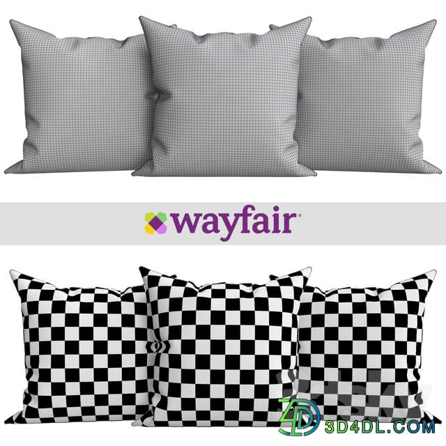 Decorative pillows from Wayfair shop