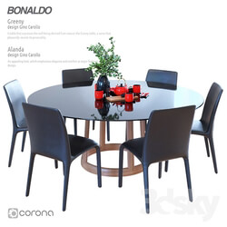 Table Chair Bonaldo Greeny Alanda 