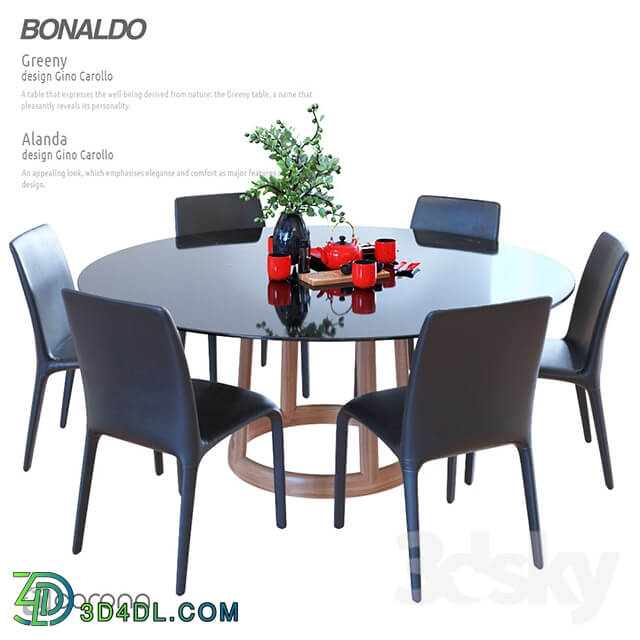 Table Chair Bonaldo Greeny Alanda