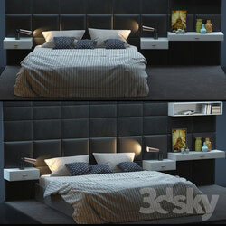 Bed COURCHEVEL BED 2 by Roche Bobois 