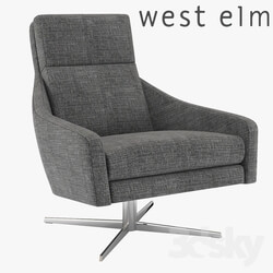 West Elm Austin Swivel Armchair 