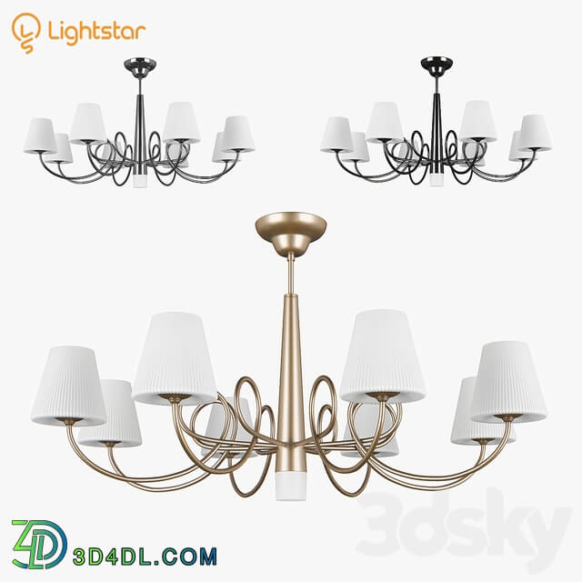 81409x Vortico Lightstar Pendant light 3D Models