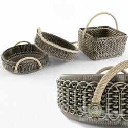 Baskets Juliska Large Wicker Basket 