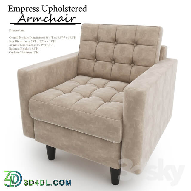 Empress Upholstered Armchair