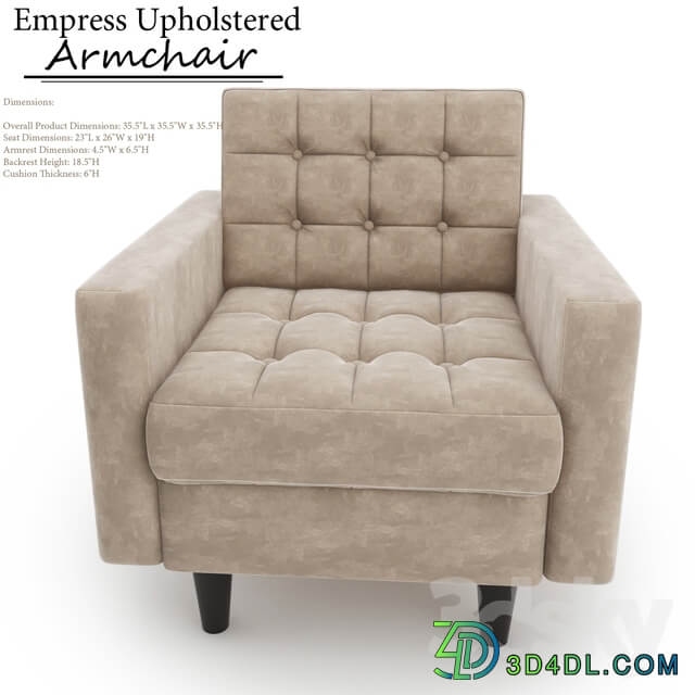 Empress Upholstered Armchair