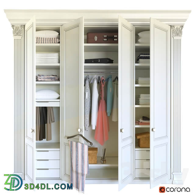 Wardrobe Display cabinets classic wardrobe