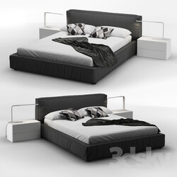 Bed Rossetto Twist Platform Bed 