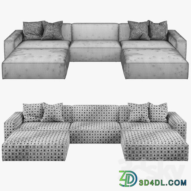 Restoration Hardware Como Modular Fabric Sofas