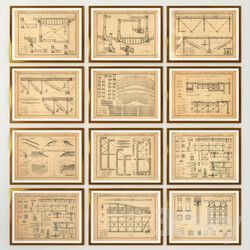 drawings of the Moscow Central Railway 