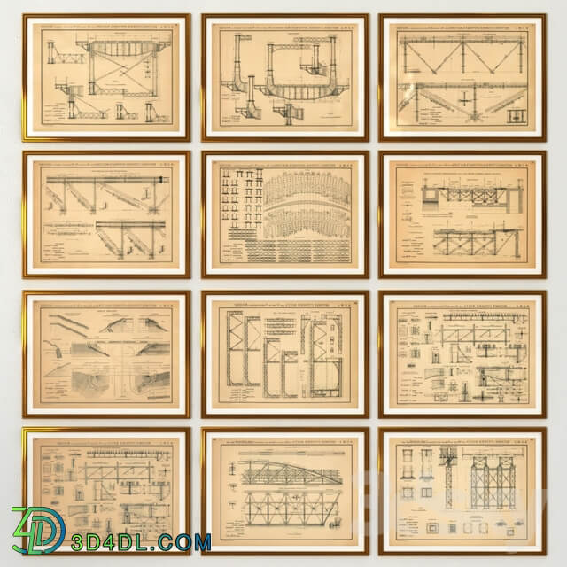 drawings of the Moscow Central Railway