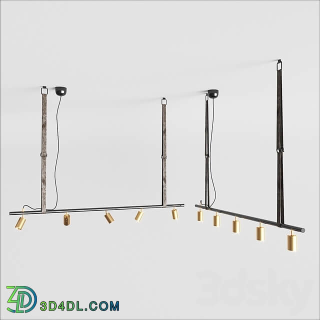 lamp LONG JOHN Pendant light 3D Models