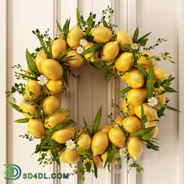 Lemon wreath