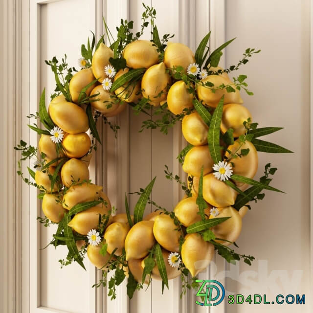 Lemon wreath