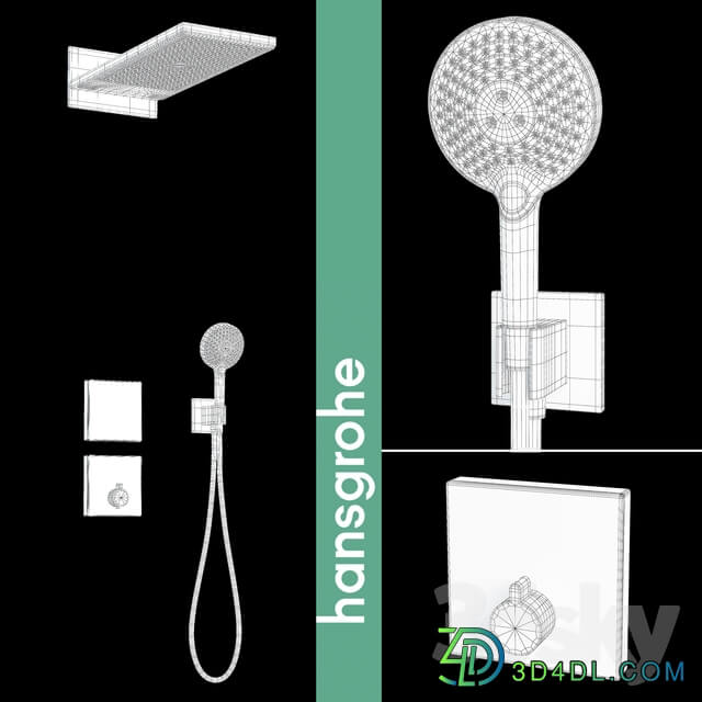 Faucet Hansgrohe Shower Rainmaker Select 580 3jet