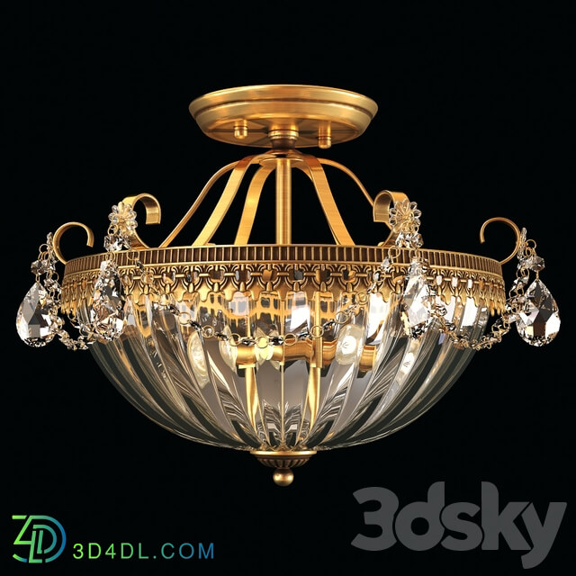 Arte Lamp Schelenberg A4410PL 3SR Ceiling lamp 3D Models