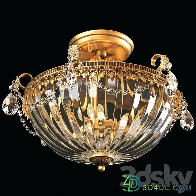 Arte Lamp Schelenberg A4410PL 3SR Ceiling lamp 3D Models