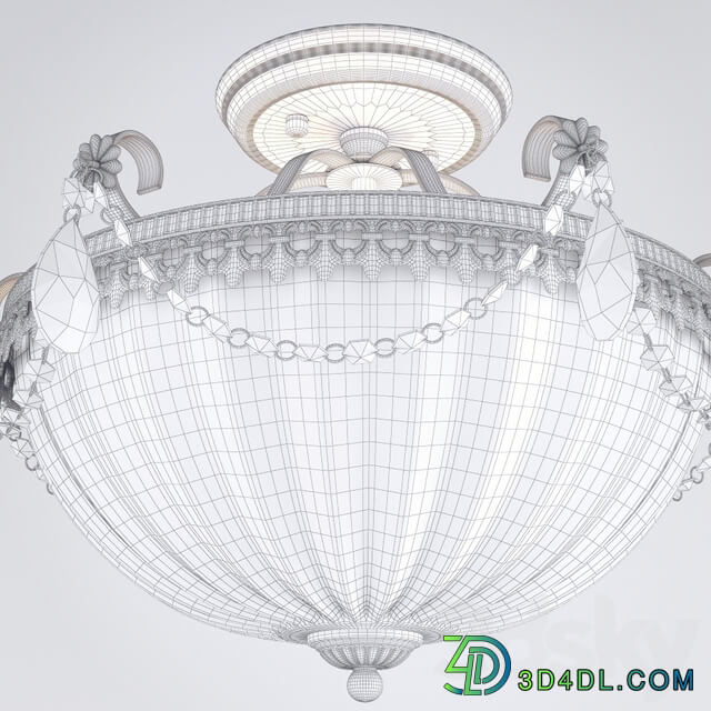 Arte Lamp Schelenberg A4410PL 3SR Ceiling lamp 3D Models