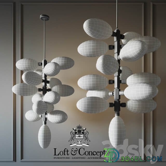 Chandelier kingdom column 15 designed Pendant light 3D Models